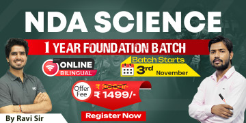 NDA Science (1 Year) Foundation Batch
