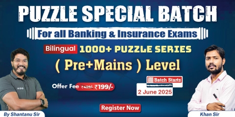 Puzzle Special Batch (For All Banking & Insurance Exam)