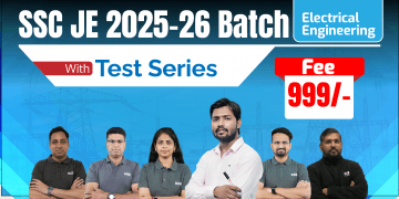 SSC JE Electrical Engineering Batch 2025-26