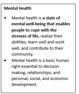 Mental Health