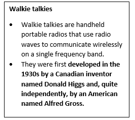 Regulation of illegal sales of walkie-talkies