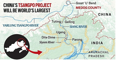 China’s Construction of World Biggest Dam on Brahmaputra
