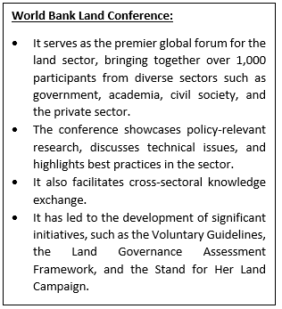 World Bank Land Conference 2025