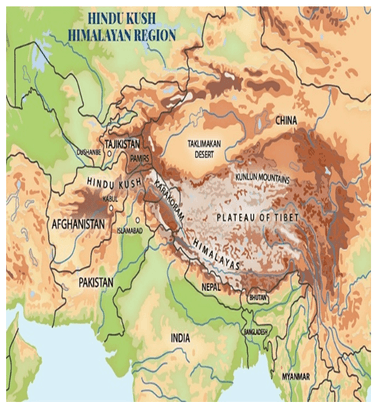 Glacial origin floods in Hindukush