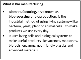 AI and Bio manufacturing