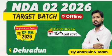 NDA 2 2026 Target Batch (Dehradun Offline)