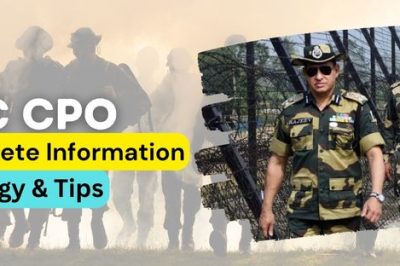 SSC CPO Complete Information (Strategy & Tips)