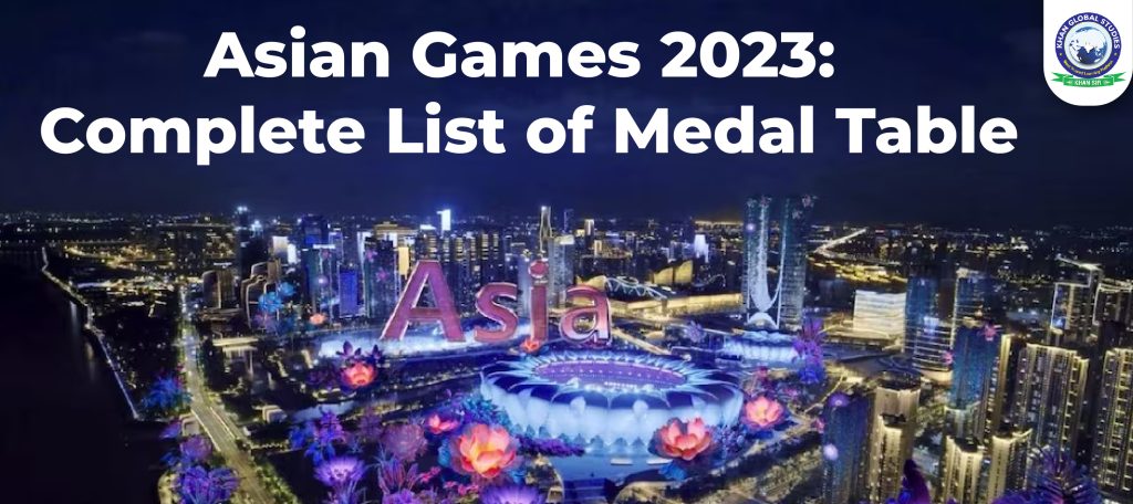 Asian Games 2023: Complete List of Medal Table