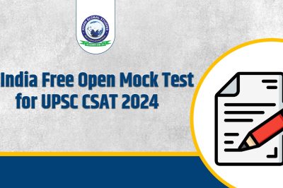 All India Free Open Mock Test for UPSC CSAT 2024