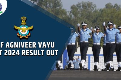 IAF Agniveer Vayu Intake 2024 Result Out