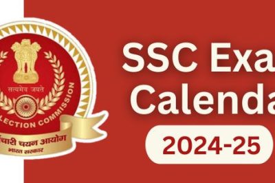 SSC Exam Calendar 2024