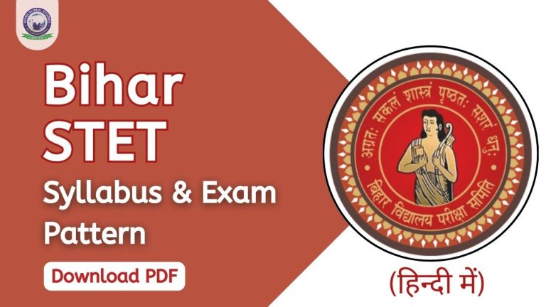 Bihar STET Syllabus and Exam Pattern for Papers I & II | Khan Global ...