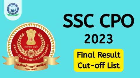 SSC CPO Final Result 2023: Download PDF & Check Cut-off
