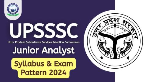 UPSSSC Junior Analyst Syllabus and Exam Pattern 2024