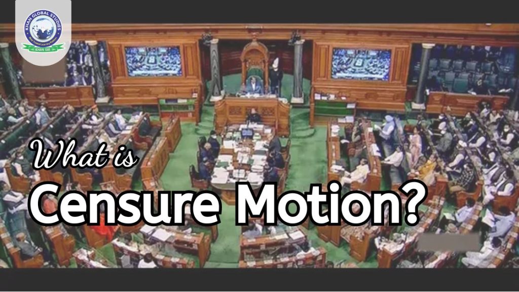 Censure Motion: Intro, History, Objective and Process