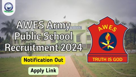AWES Army Public School Recruitment 2024: Apply Link