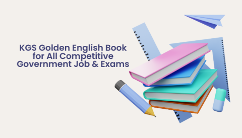 Cover of KGS Golden English Book by Khan Global Studies for mastering English grammar, vocabulary, and comprehension
