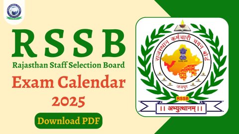 RSSB Exam Calendar 2025: Check Date and Download PDF