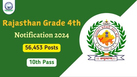 Rajasthan Grade 4th Peon Recruitment 2024 Notification Out