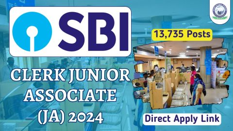SBI Clerk Junior Associate (JA) 2024 Apply @sbi.co.in