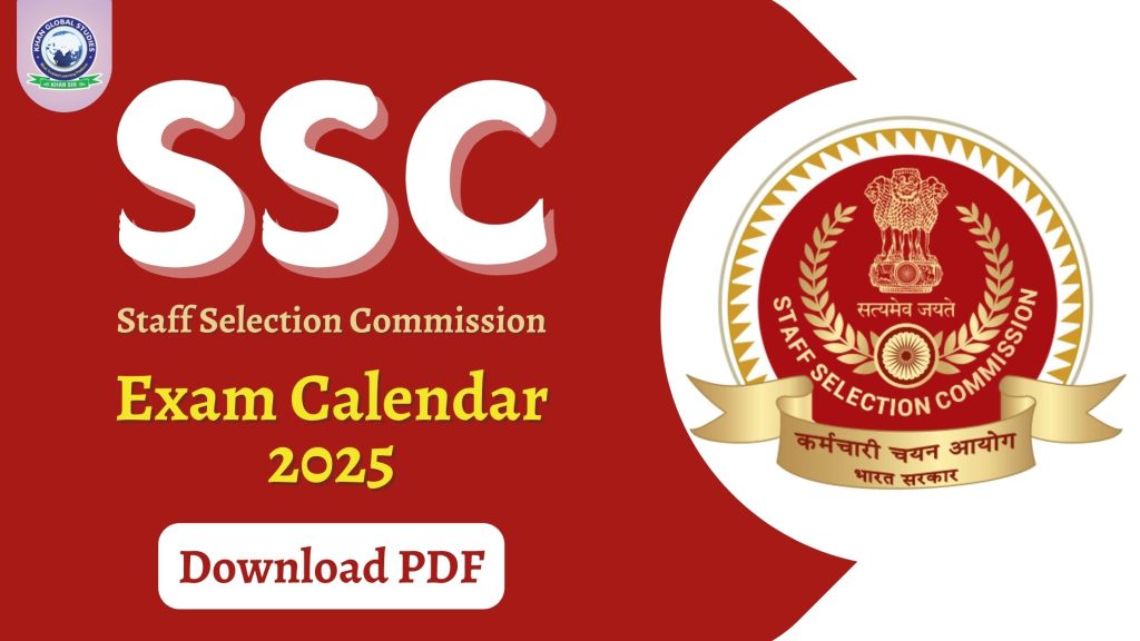 SSC Exam Calendar 202526 Released ssc.gov.in Khan Global Studies Blogs