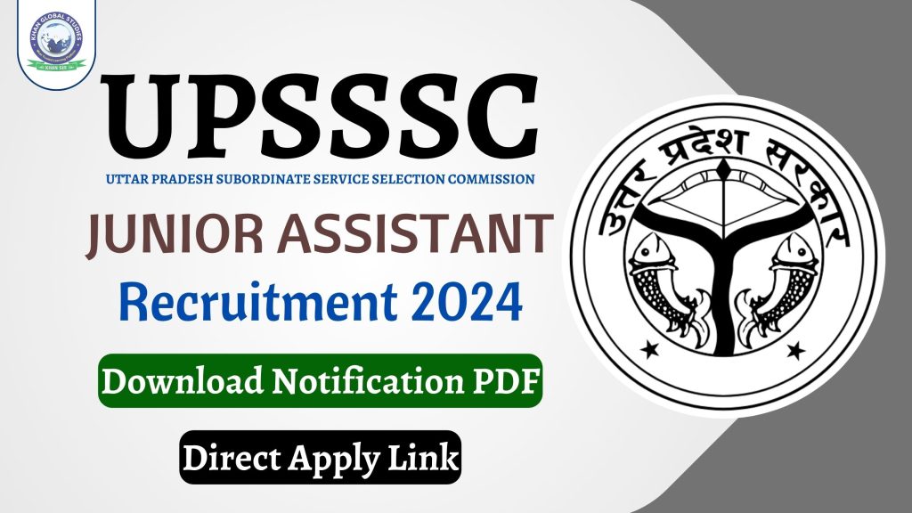 UPSSSC Junior Assistant Recruitment 2024: Direct Apply Link