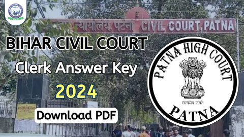 Bihar Civil Court Clerk Answer Key 2024 Out: Download PDF