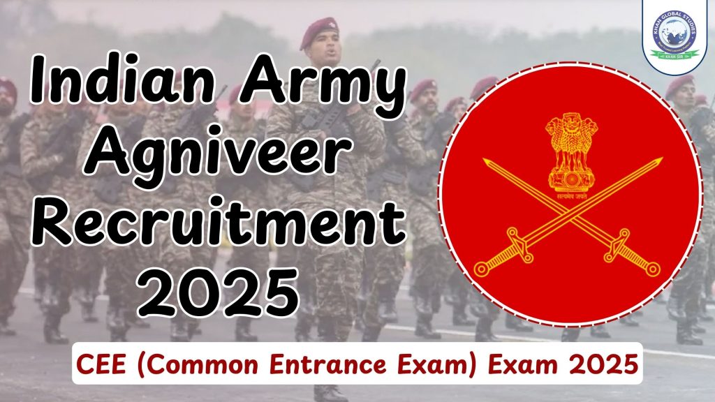 Indian Army Agniveer Recruitment 2025 @joinindianarmy.nic.in