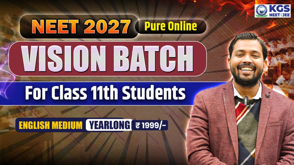 Join Online NEET 2027 Vision Batch for Class 11th in English