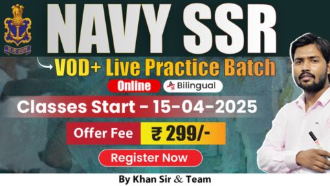Join Online Navy SSR VOD + Live Practice Batch 2025 (Hindi)
