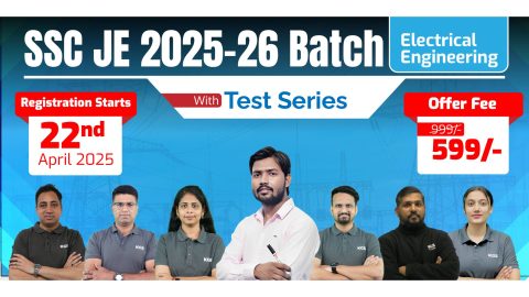 Join Online SSC JE Electrical Engineering Batch 2025-26