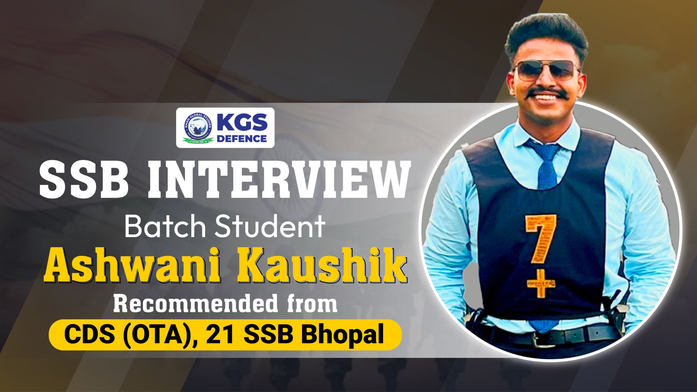 Success Story of Ashwani Kaushik: SSB Interview Tips | Khan Global ...