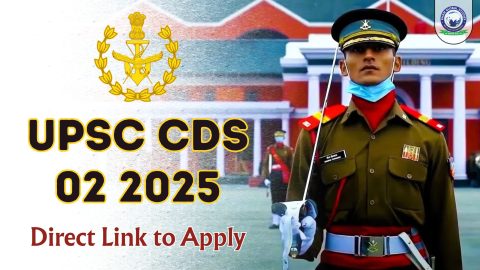UPSC CDS 2 2025 Exam: Direct Apply Link, Notification Out