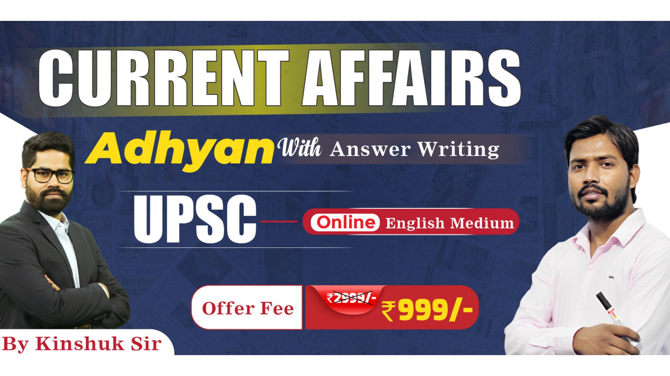 Join Online UPSC Current Affairs Batch 2026 (English Medium) | Khan ...