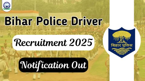Bihar Police Driver Vacancy 2025: Apply Online for 4361 Constable Driver Posts – Eligibility, Salary, Selection Process & More