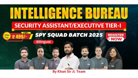 Join Online Intelligence Bureau Security Assistant/Executive SPY Squad Target Batch-2025 (Bilingual)