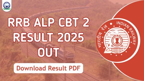 RRB ALP CBT 2 Result 2025 @rrbcdg.gov.in: Cut-Off, Scorecard