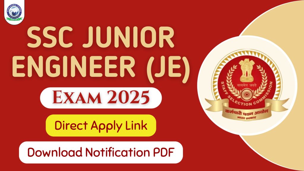 SSC Junior Engineer (JE) 2025 Exam Apply Link @ssc.gov.in