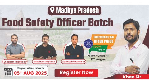 Join Online MPPSC Food Safety Batch 2025 in Hindi Medium