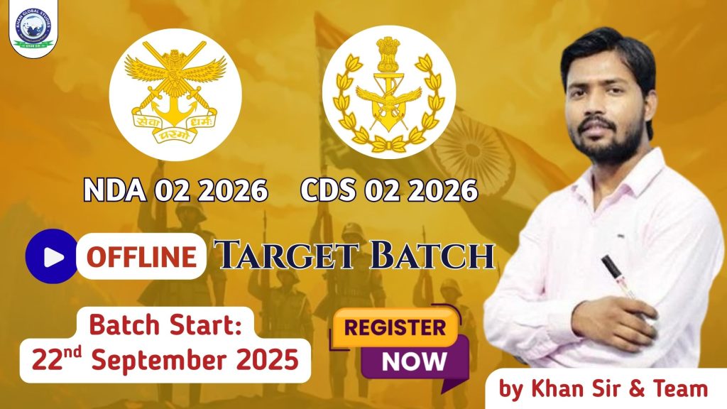 NDA 02 2026 and CDS 02 2026 Target Batch in Dehradun