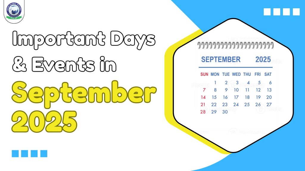 Comprehensive List of Important Festivals & International Days in September 2025