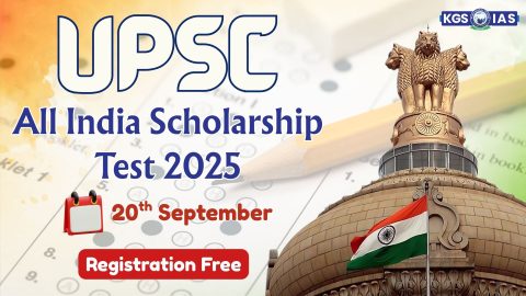 Join Offline UPSC All India Scholarship Test 2025 for Prelims Test Series Bilingual | KGS IAS