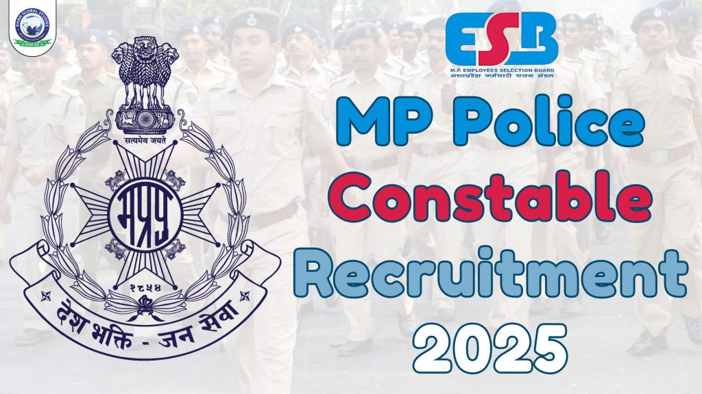 MP Police Constable Recruitment 2025 Notification: 7500+ Vacancies, Apply Online, Eligibility, Exam Dates