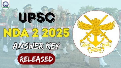 UPSC NDA 2 Answer Key 2025 – Download Maths & GAT Solution PDF